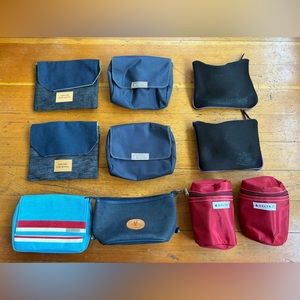 Various Airline travel kits. (10) - price is for all 10.